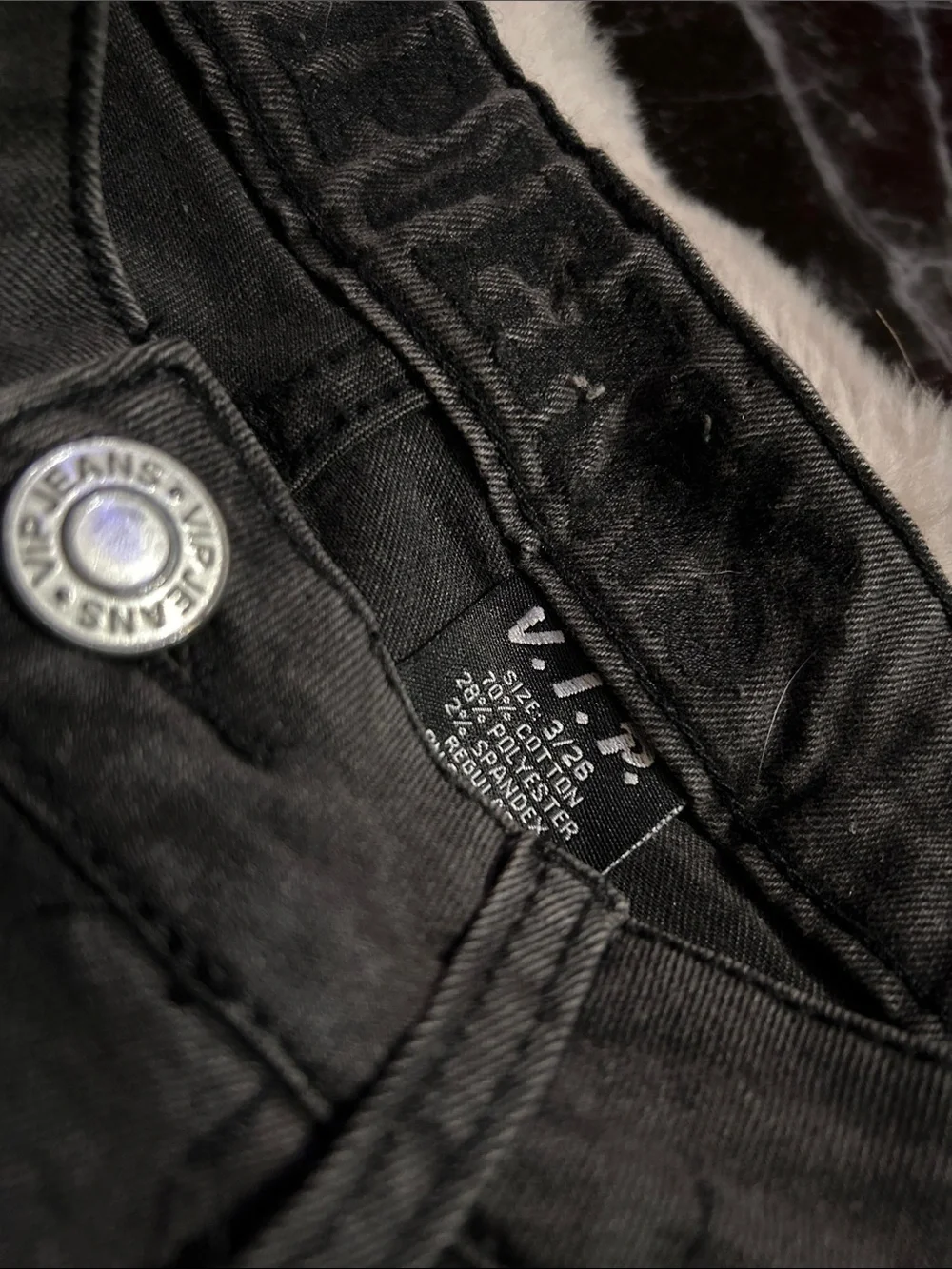 V.I.P Black Cargo Women’s Jeans with Utility Pockets